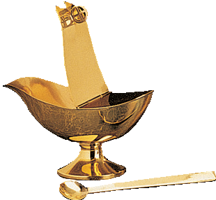 Modern Censer and Boat Set