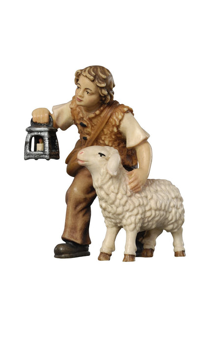 Kostner Boy With Sheep And Lantern