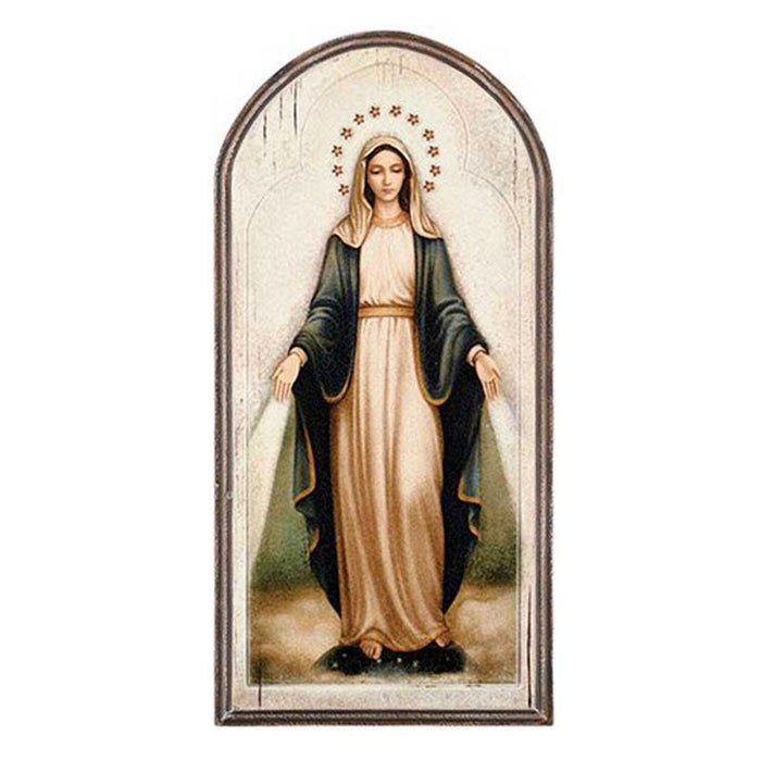 Our Lady of Grace Arched Plaque