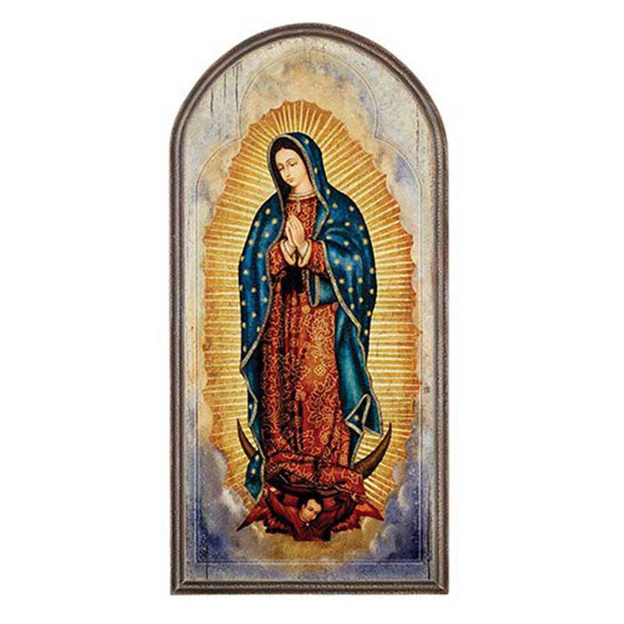 Our Lady of Guadalupe Arched Plaque