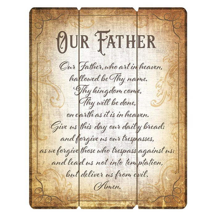 The Lord's Prayer - Wood Pallet Sign