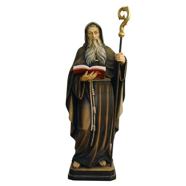 St. Benedict Wood Carve Statue