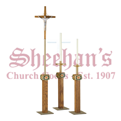 Processional Crucifix with Cross Symbols