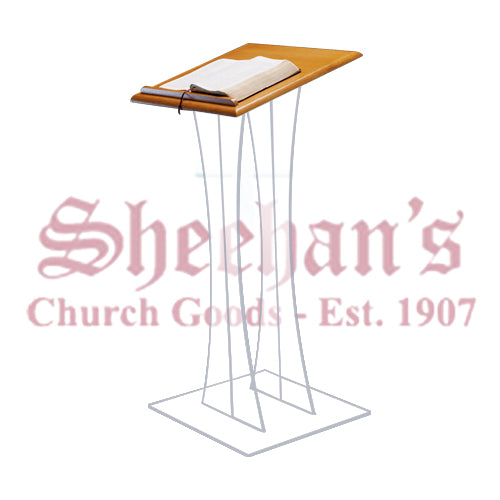 Wood Top Acrylic Lectern