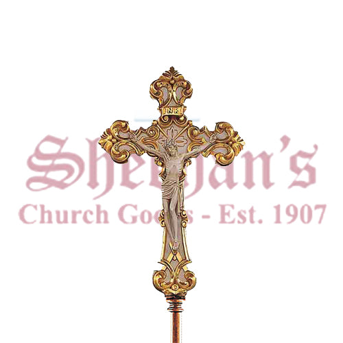 Processional Cross - Baroque Style