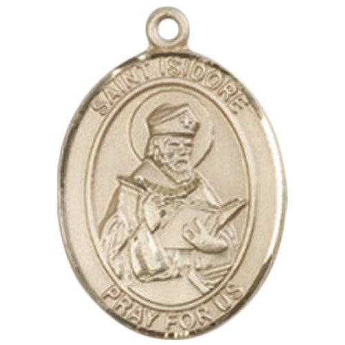 St. Isidore of Seville Medium Pendant