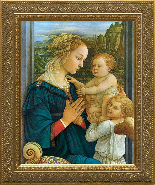 Virgin with Child by Lippi Framed Art