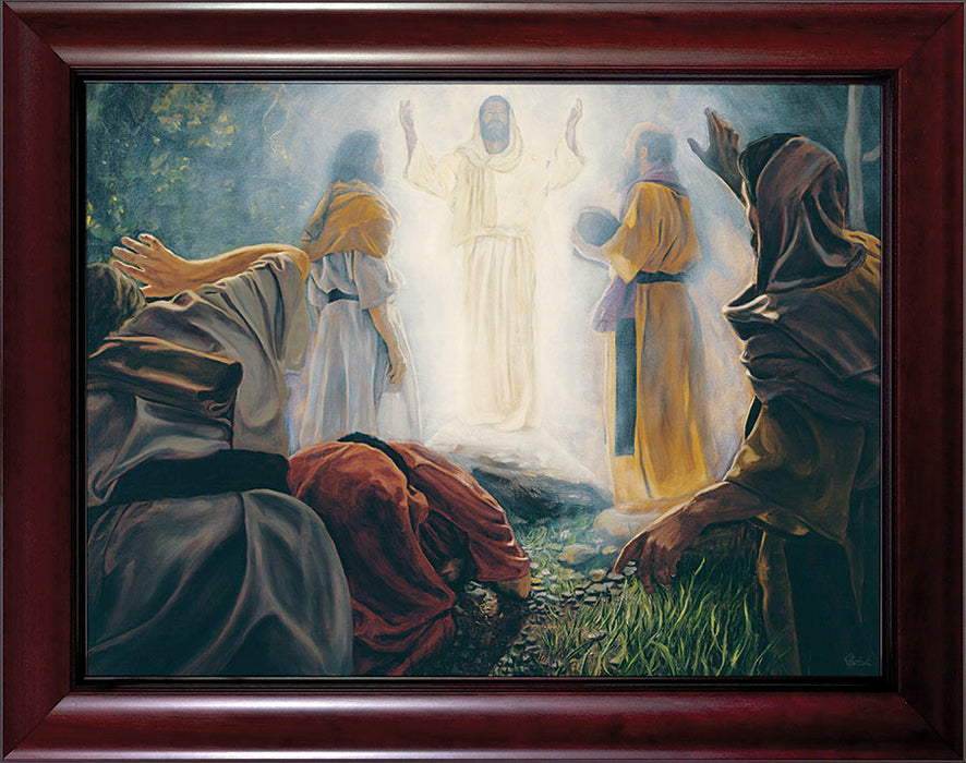 Transfiguration by Jason Jenicke Cherry Framed Art