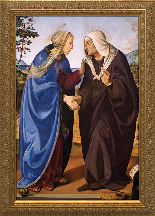 Visitation of Mary and Elizabeth Framed Art