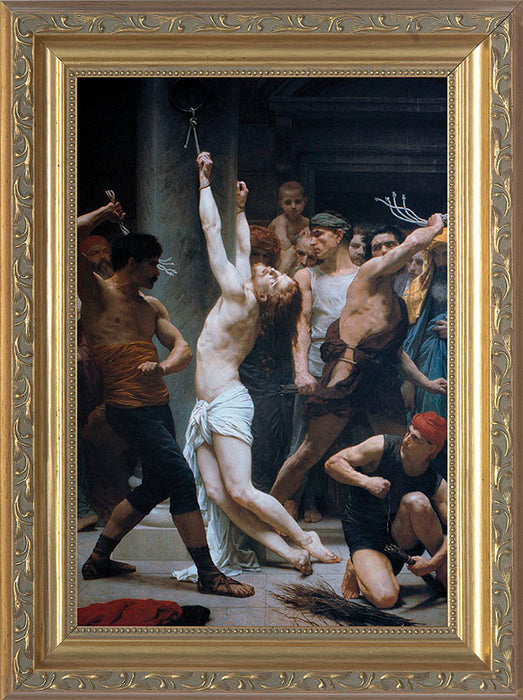 The Flagellation of Christ by Bouguereau Framed Art