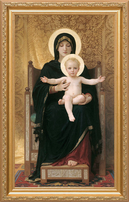 Virgin and Child - Standard Gold Framed Art