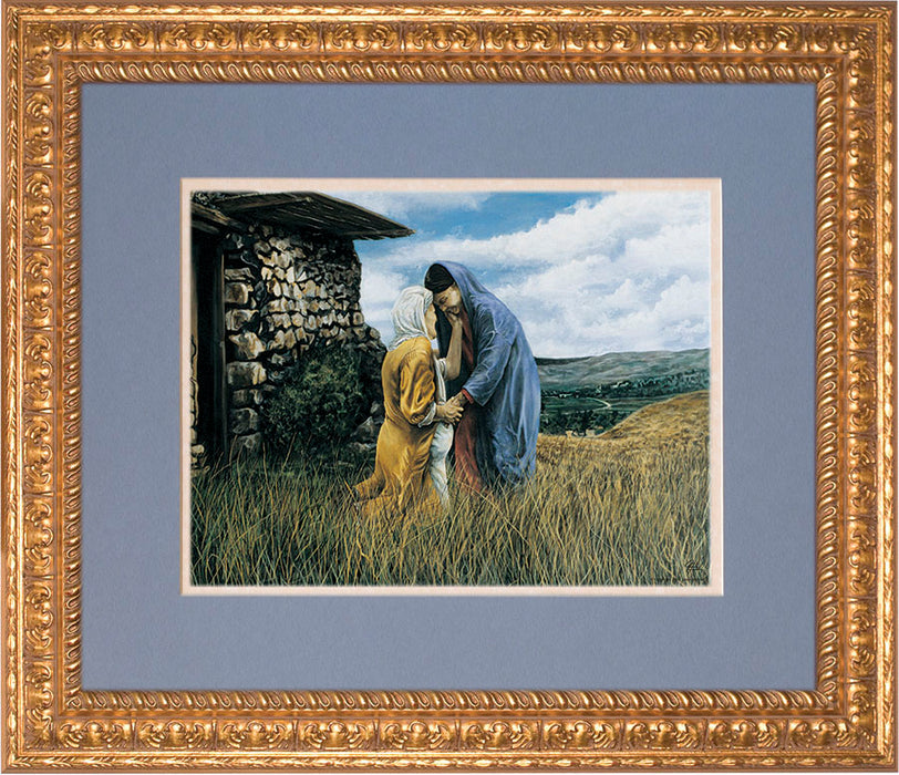 The Visitation I by Jason Jenicke Matted - Ornate Gold Framed Art (Limited Edition)