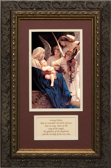 Song of the Angels with Prayer Framed